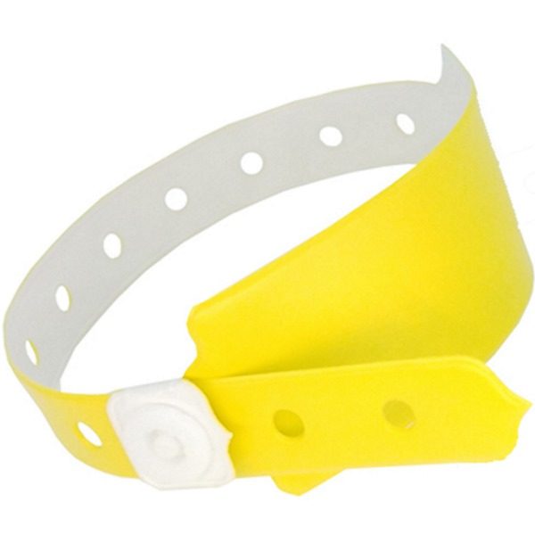 bracelet plastique large sans marquage Dbracelets évènementiels